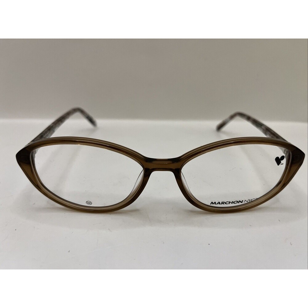 Marchon NYC Eyeglasses M-5025 232 Designer Demo Lens Brown 55-16-140